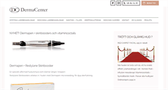 Desktop Screenshot of dermacenter.se
